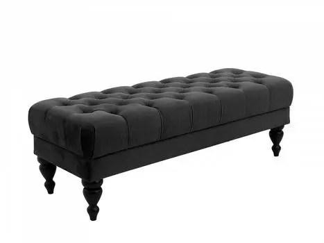 Банкетка jazz (ogogo) черный 124x42x45 см.