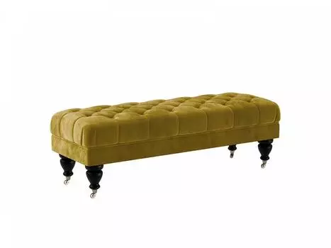 Банкетка jazz (ogogo) желтый 124x42x45 см.