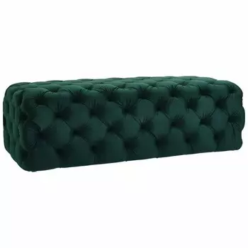 Банкетка kaylee velvet green (idealbeds) зеленый 125x41x54 см.