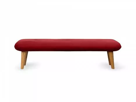 Банкетка loa (ogogo) красный 120x32x42 см.