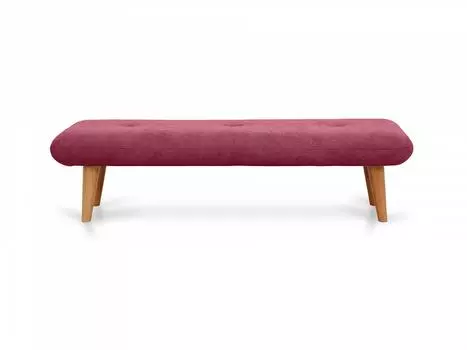 Банкетка loa (ogogo) красный 120x32x42 см.
