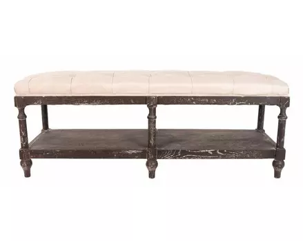 Банкетка martel (mak-interior) черный 140x49x46 см.