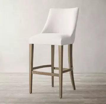 Барный стул ella (idealbeds) белый 49x112x57 см.