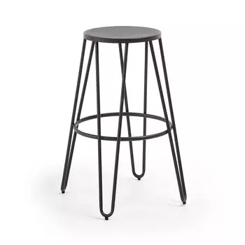 Барный стул mallone (la forma) серый 45x76x45 см.