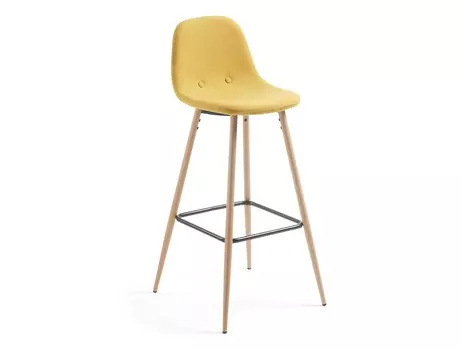 Барный стул nilson (la forma) желтый 47x101x48 см.