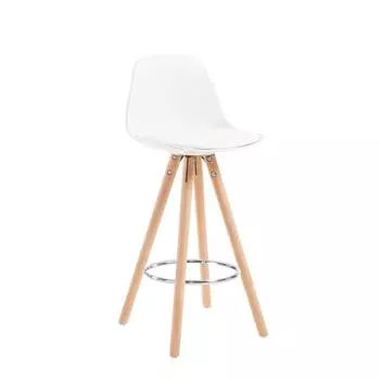Барный стул stag (la forma) белый 38x87x40 см.