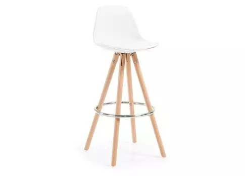 Барный стул stag (la forma) белый 38x97x40 см.