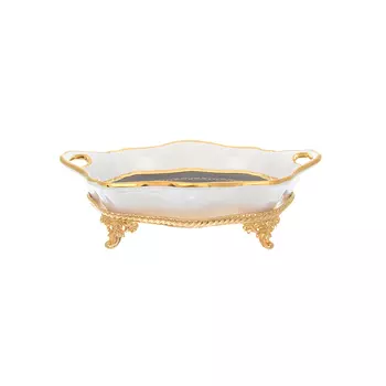 Блюдо bruno costenaro (bruno costenaro) белый 25x7x17 см.