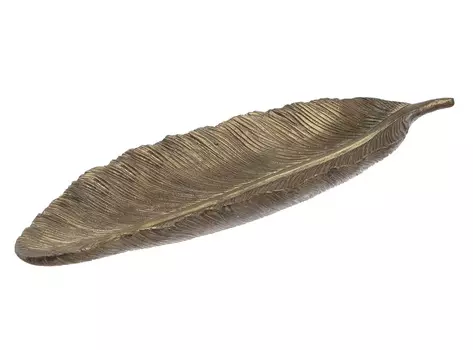 Блюдо cinar (to4rooms) золотой 50x16x6 см.