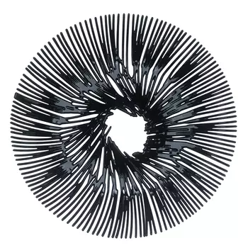 Блюдо для фруктов anemone (koziol) черный 4 см.