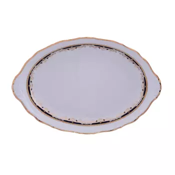 Блюдо для хлеба thun мария луиза синяя лилия 33 см (repast) мультиколор