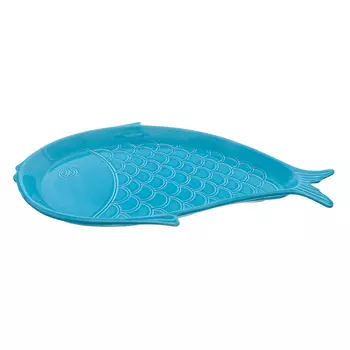 Блюдо для рыбы nuova cer (nuova cer) голубой 48 см.