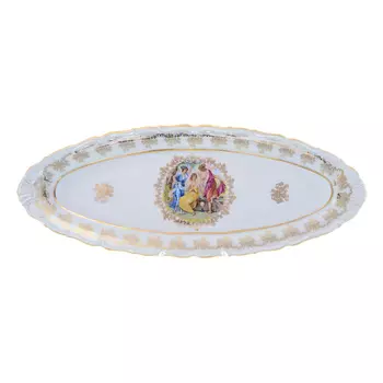 Блюдо для рыбы queen s crown мадонна перламутр 56 см (repast) мультиколор