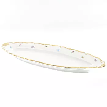 Блюдо для рыбы queen s crown мелкие цветы 56 см (repast) мультиколор