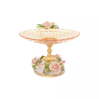 Блюдо для торта на ножке rosaperla 22см (repast) мультиколор