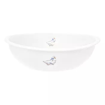 Блюдо для запекания гуси (dubi) белый 21x18 см.