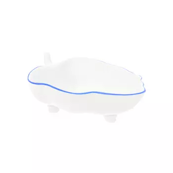 Блюдо гуси (dubi) белый 11x11 см.