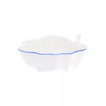 Блюдо гуси (dubi) белый 14x14 см.