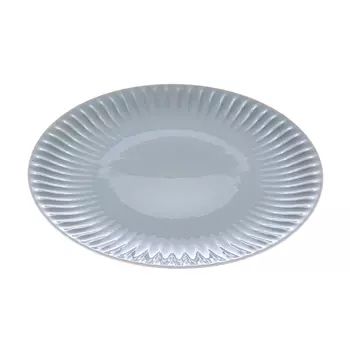 Блюдо круглое benedikt ribby 30 см (repast) серый