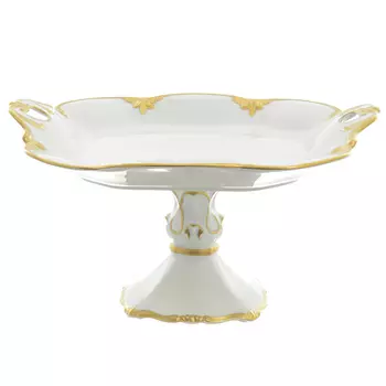 Блюдо квадратное на ножке queen s crown prestige 32 см (repast) мультиколор