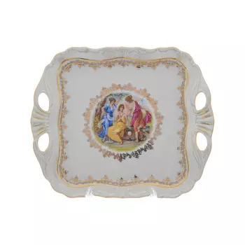 Блюдо квадратное queen s crown мадонна перламутр 30*25 см (repast) мультиколор