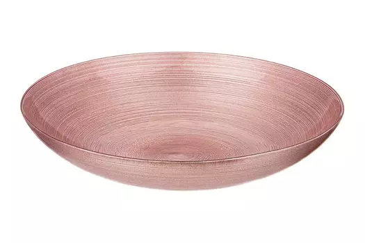 Блюдо miracle пыльная роза (garda decor) розовый 6 см.