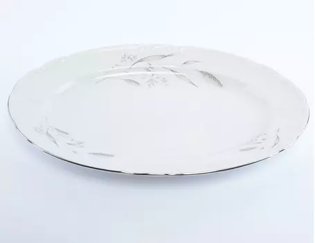 Блюдо овальное констанция (thun) белый