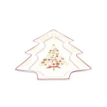 Блюдо repast christmas world (repast) красный 21x26 см.