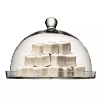 Блюдо с куполом vienna d33 см (lsa international) прозрачный 22 см.