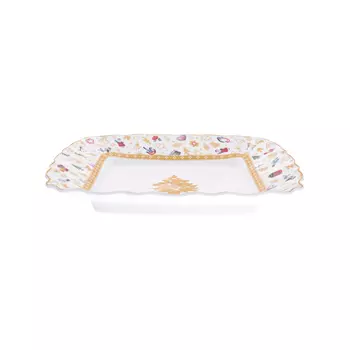 Блюдо сервировочное квадратное toys yellow (repast) белый 22 см.