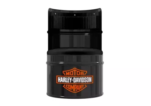 Бочка-кресло harley-davidson (starbarrel) черный 58x86x58 см.