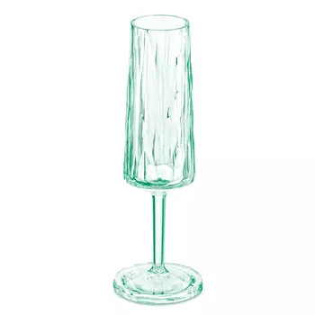 Бокал для шампанского superglas club (koziol) бирюзовый 20 см.