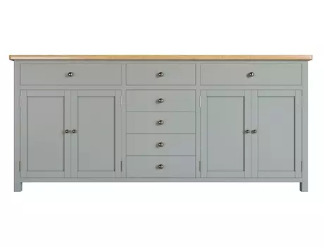 Большой комод jules verne (etg-home) серый 200x90x50 см.