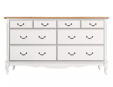 Большой комод «leontina» (etg-home) бежевый 152x83x42 см.