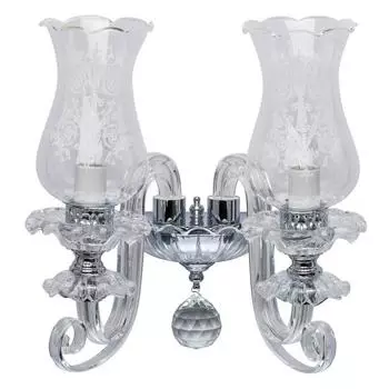 Бра элла (mw-light) прозрачный 38x34x21 см.