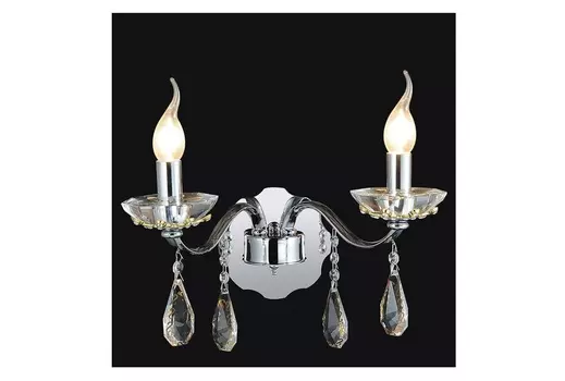 Бра алвен (lumien hall) серебристый 32 см.