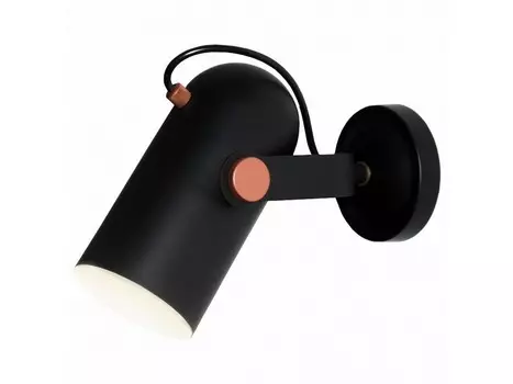 Бра ampolla (favourite) черный 9x12x26 см.