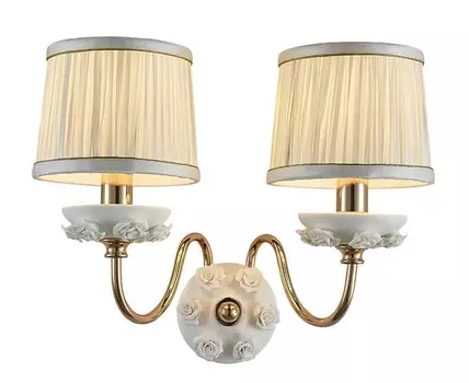 Бра эрин (lumien hall) белый 30 см.