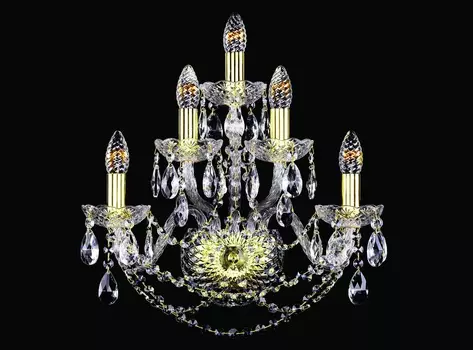 Бра art classic gd sp 5 (bohemia art classic) золотой 44x43x18 см.