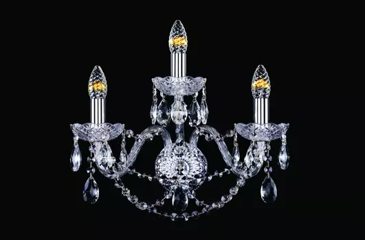Бра art classic xl cr 3 (bohemia art classic) прозрачный 40x32x18 см.