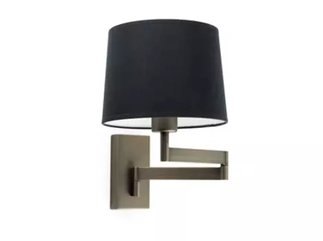 Бра artis (faro) черный 30 см.