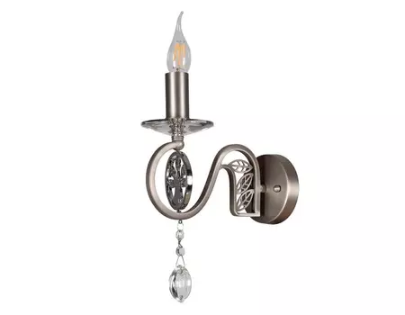 Бра ауэрель (lumien hall) серебристый 12.0x36x24.0 см.