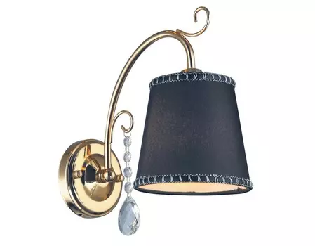 Бра августа (lumien hall) черный 27 см.