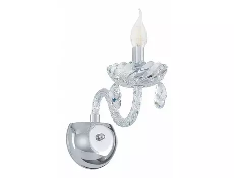 Бра basilano (eglo) серебристый 13x30x25 см.