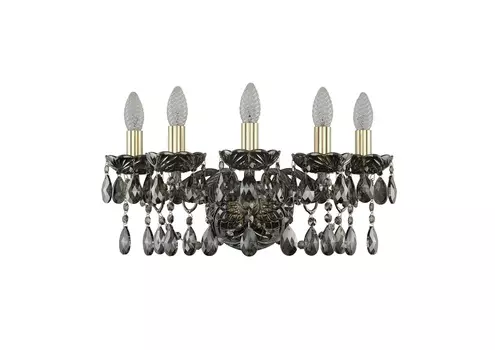 Бра bogemia black v (bohemia ivele crystal) черный 50x21x26 см.