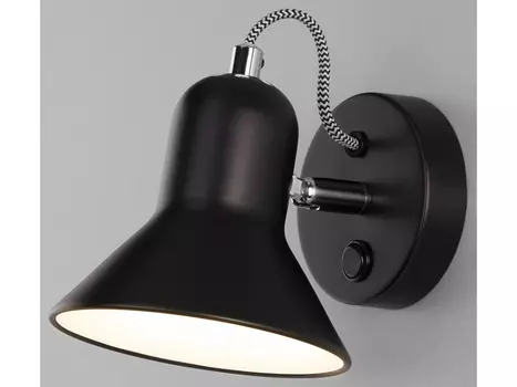 Бра canotier (eurosvet) черный 13x16x14 см.