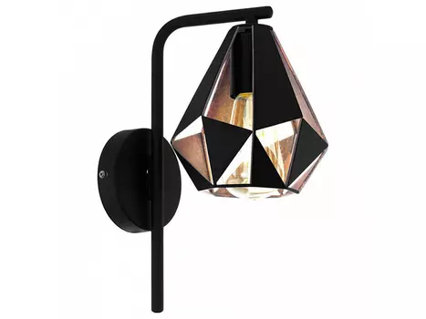 Бра carlton 4 (eglo) черный 16x31x22 см.