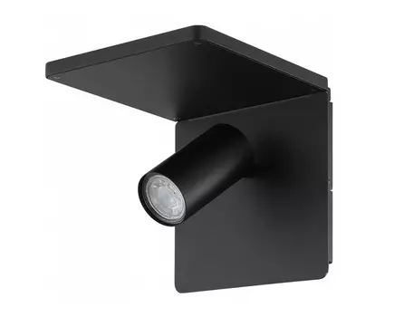 Бра ciglie (eglo) черный 18x18x21 см.