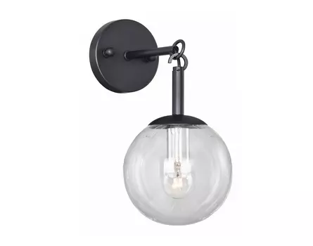 Бра cirque (favourite) черный 15x29x23 см.