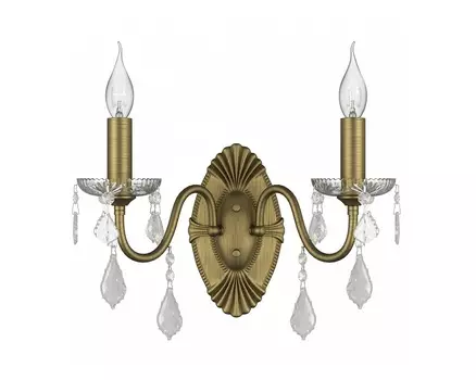Бра classic (lightstar) бронзовый 34x36x20 см.